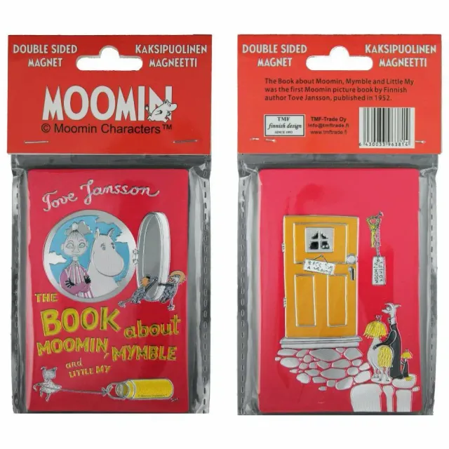 Moomintroll Book About Moomin magnet livre double face