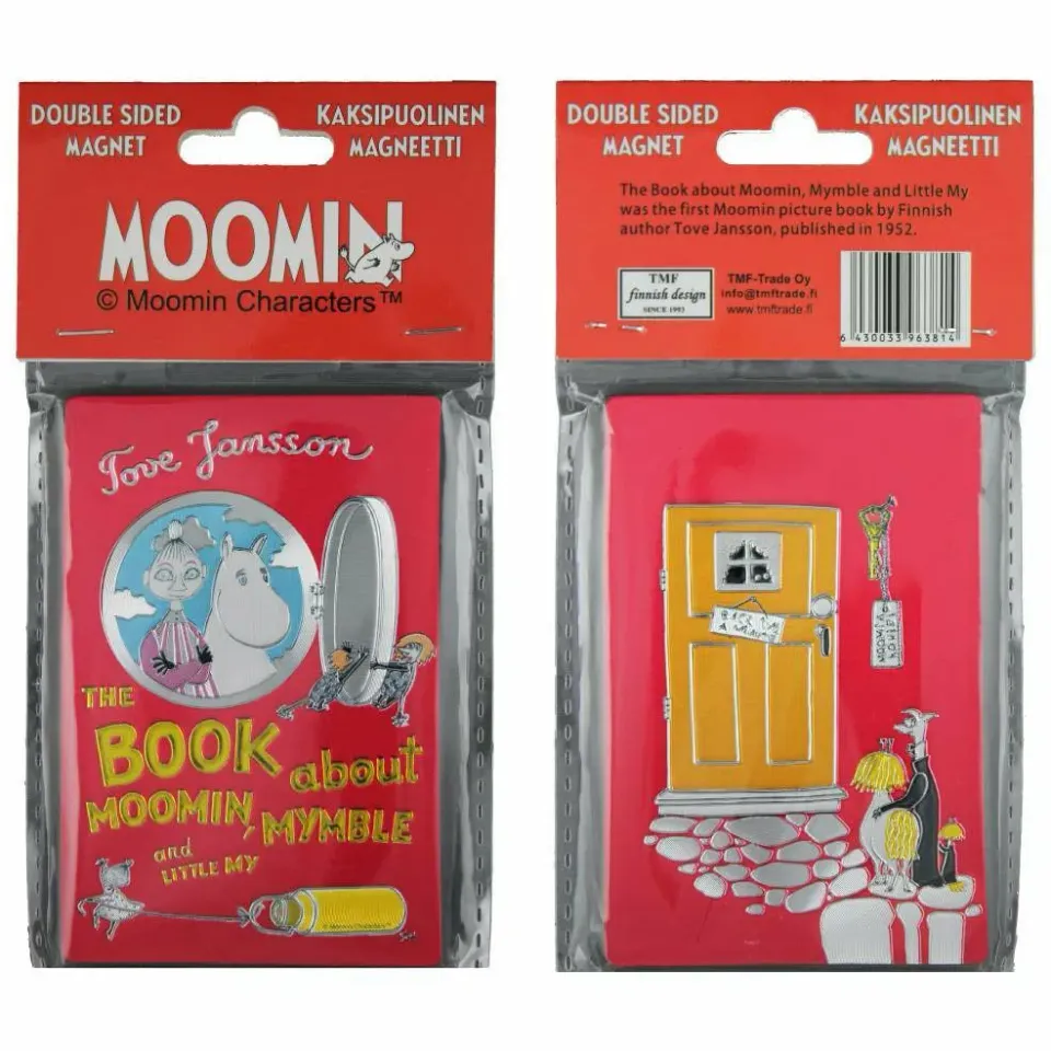 Moomintroll Book About Moomin magnet livre double face