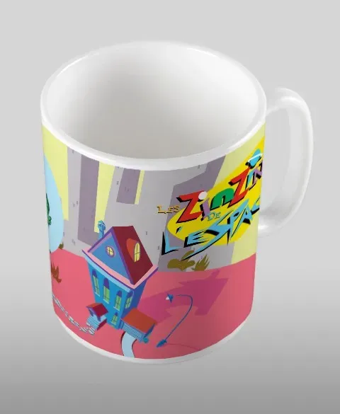 Pixgoodies Les Zinzins de l'espace mug céramique