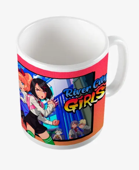 Pixgoodies River City Girls Kyoko et Misako mug