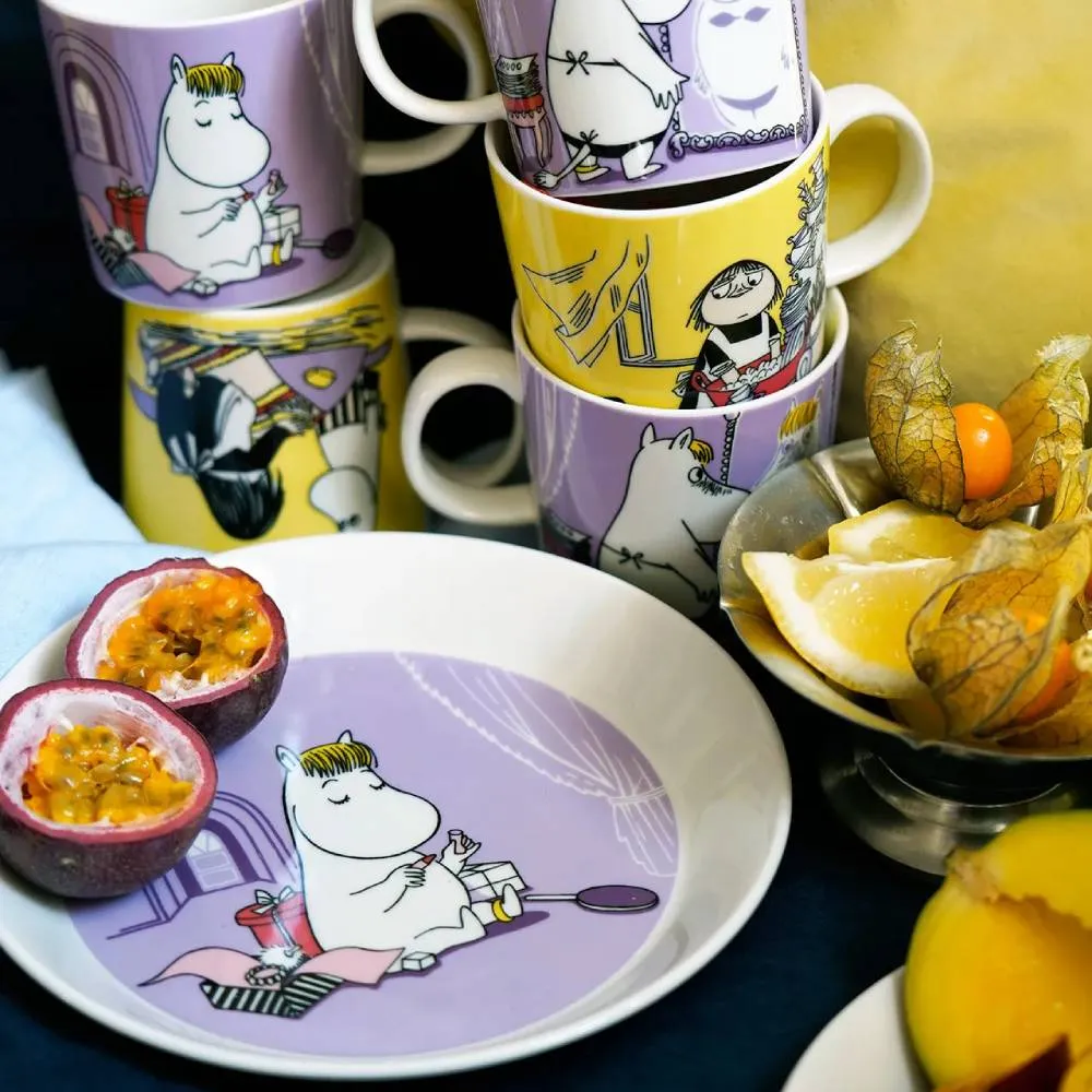 Moomintroll Snorkmaiden mug lilas 30 cl vitroporcelaine