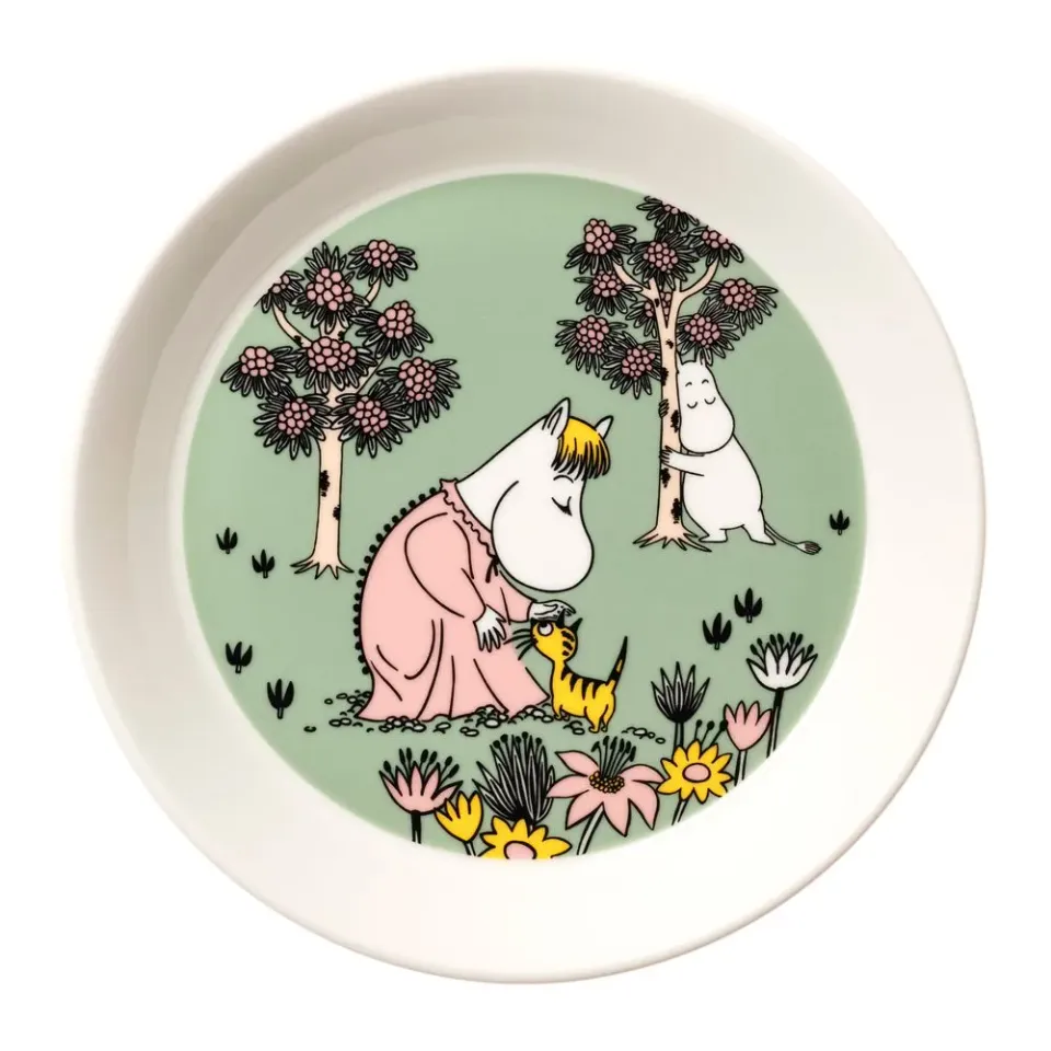 Moomintroll Loving Care assiette 19 cm vitroporcelaine