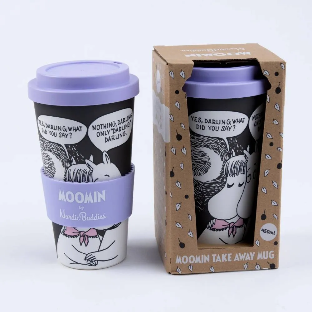 Moomintroll Darling Take-Away mug noir 450 ml