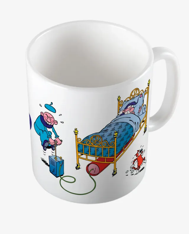 Pixgoodies Léonard mug céramique génie BD