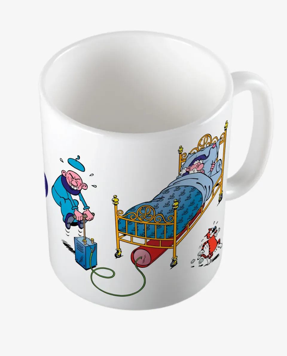 Pixgoodies Léonard mug céramique génie BD