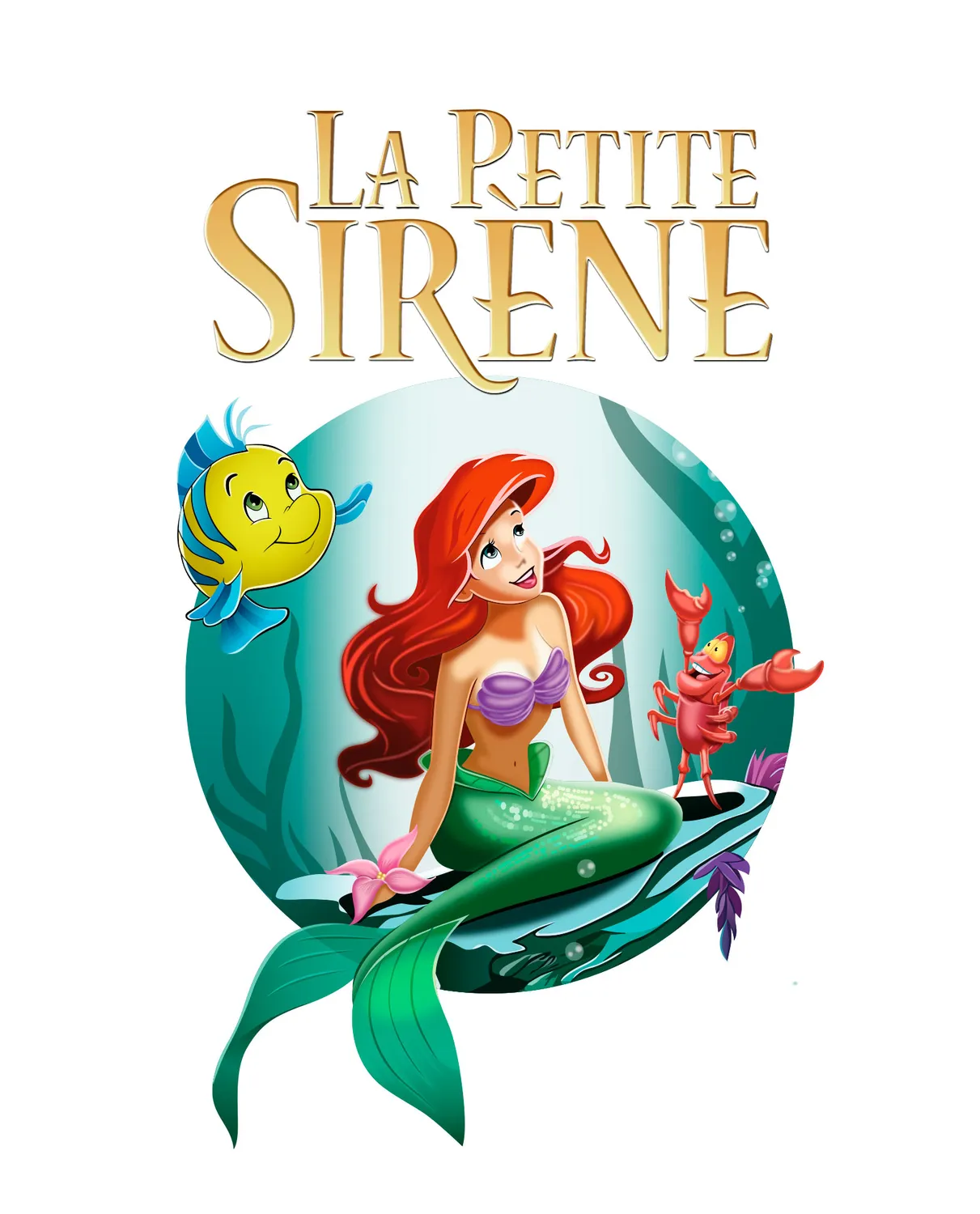 Pixgoodies La Petite Sirène conte inoubliable t-shirt