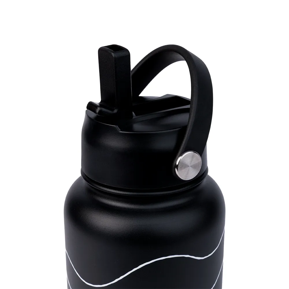 Moomintroll Comet gourde isotherme noire 1 L
