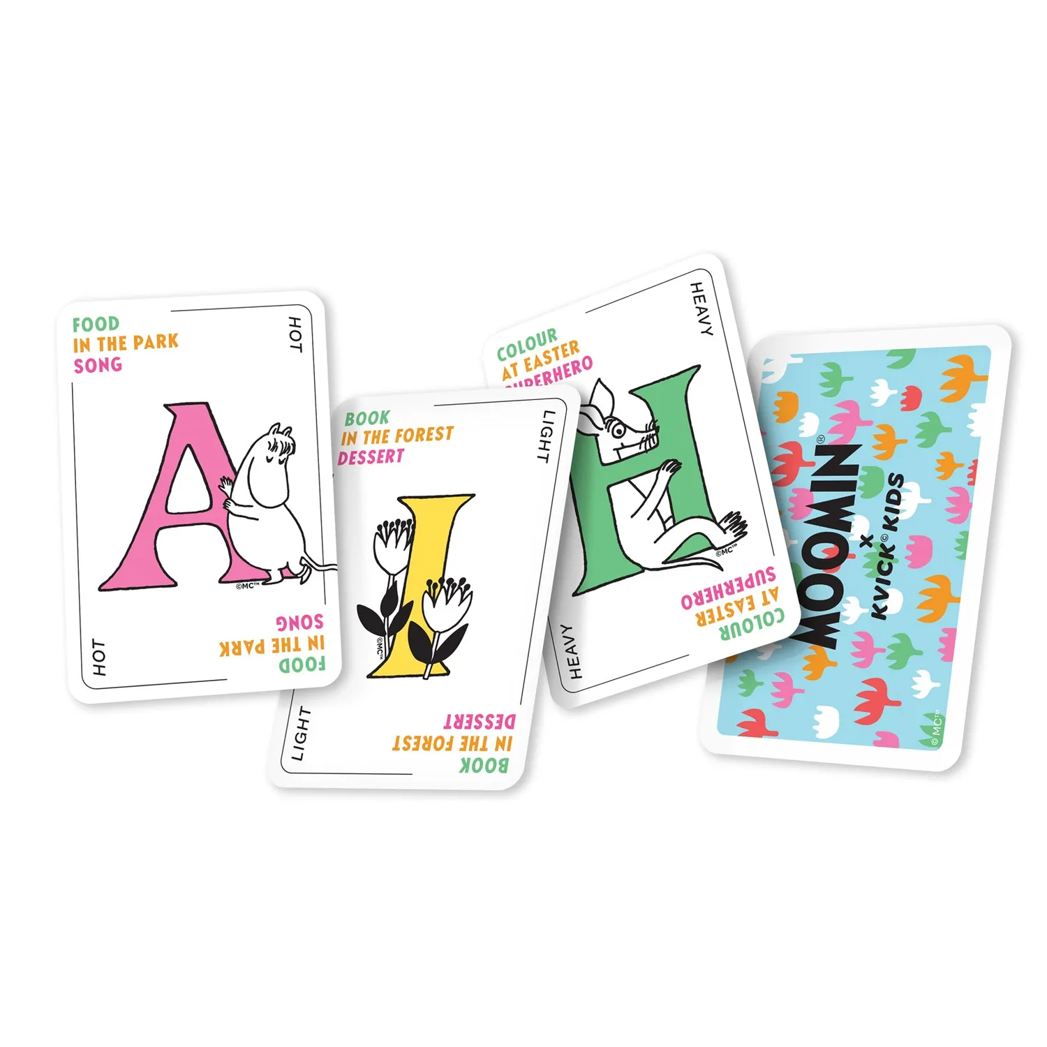 Moomintroll Kvick jeu de cartes enfant 55 cartes