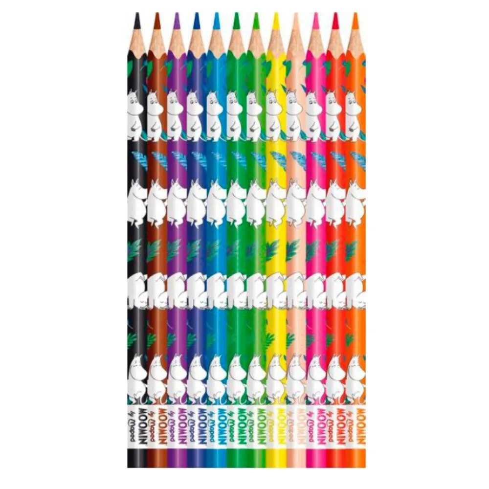Moomintroll crayons de couleur x12 enfant