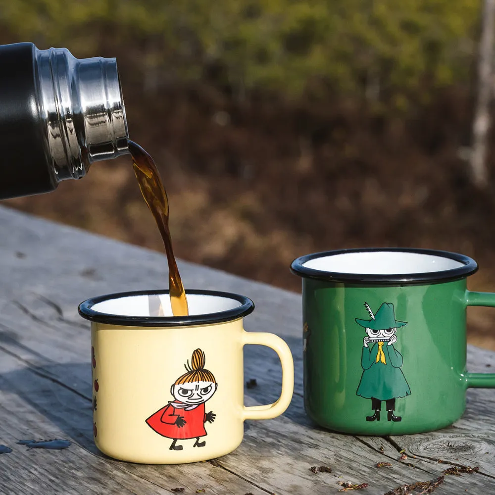 Moomintroll Little My Mug Rétro Émail 2,5 dl Jaune