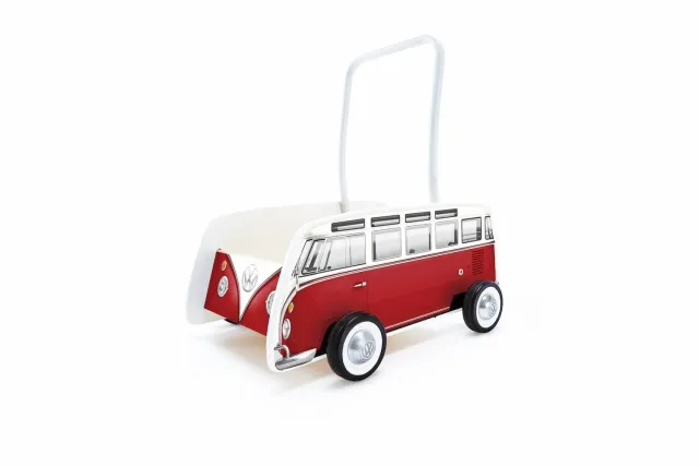 Brisa VW T1 Combi trotteur bébé en bois chariot marche