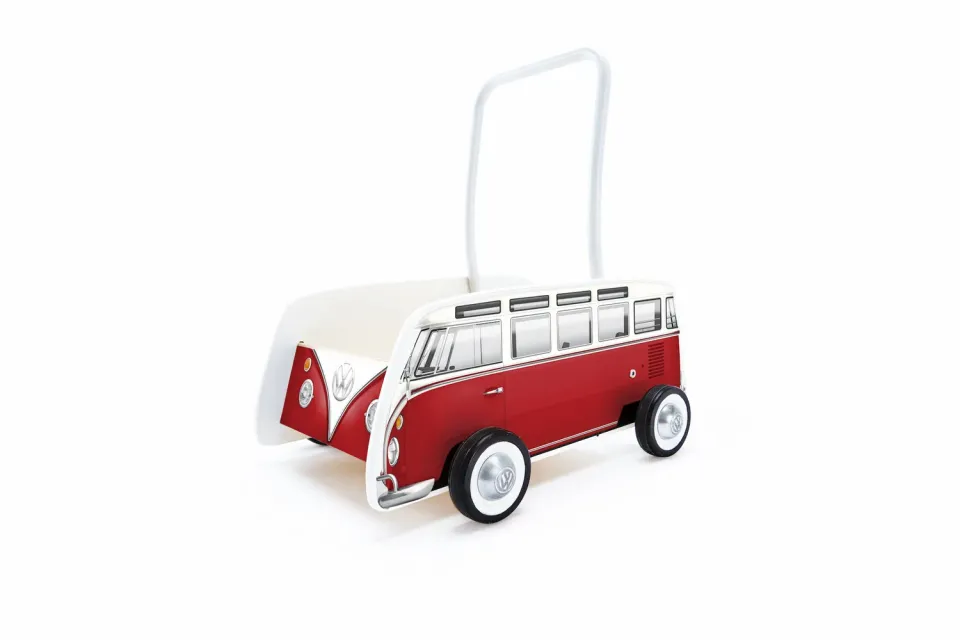 Brisa VW T1 Combi trotteur bébé en bois chariot marche