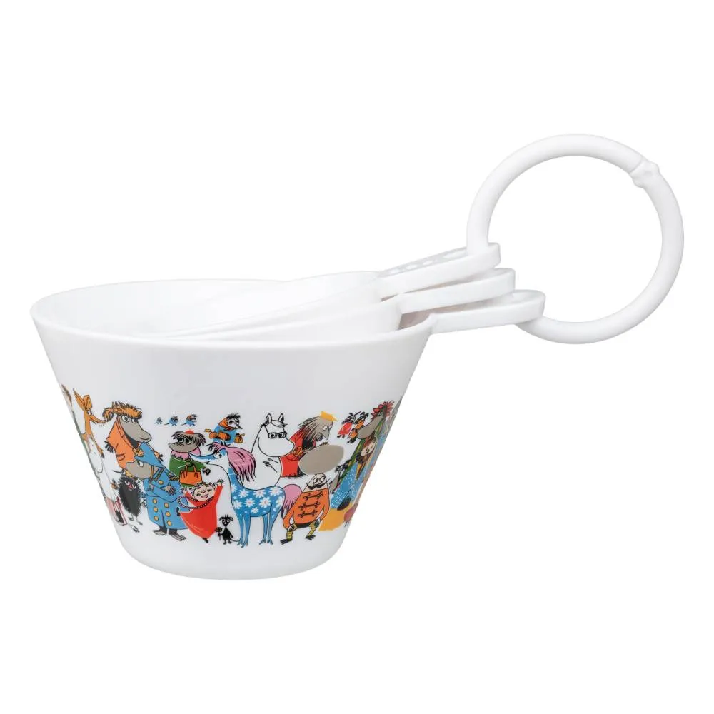 Moomintroll Class Reunion tasses doseuses lot de 3 plastique