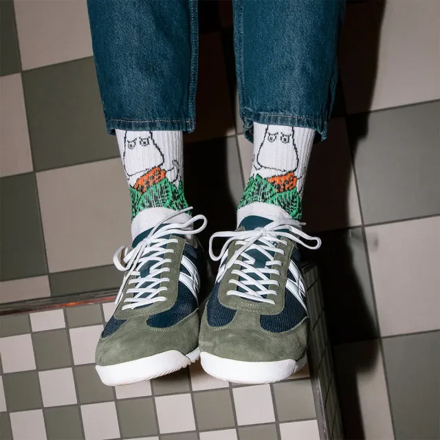 Moomintroll Retro chaussettes blanches 40-45