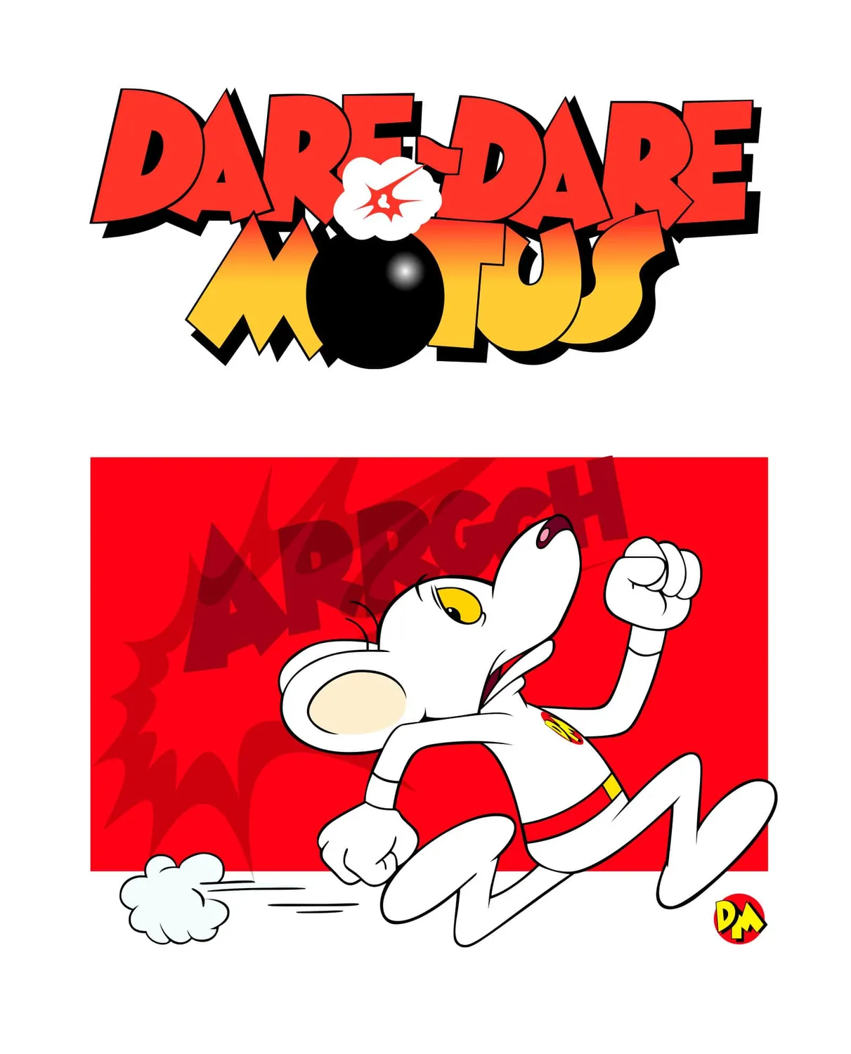 Pixgoodies Dare Dare Motus Danger Mouse mug céramique 325 ml