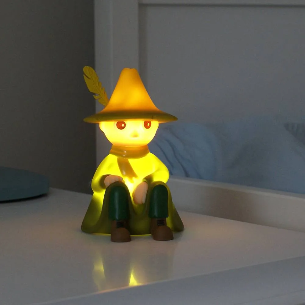 Moomintroll Snufkin veilleuse enfant 13 cm tactile