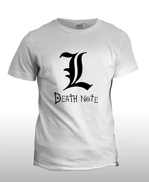 Pixgoodies Death Note L enquêteur surdoué t-shirt coton