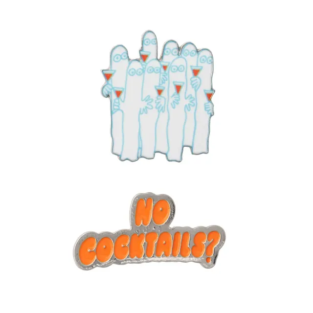 Moomintroll Party Queue pin's Hattifatteners lot de 2