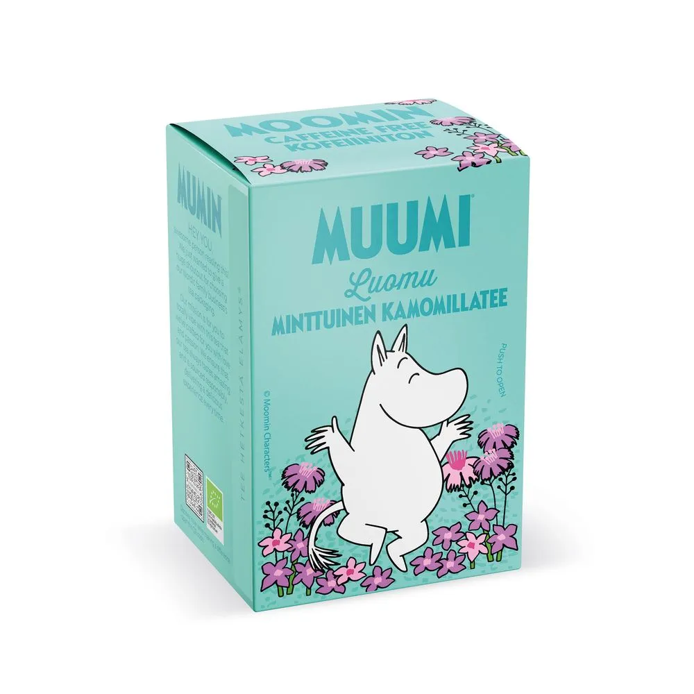 Moomintroll Organic Mint Chamomile thé bio menthe 20 sachets