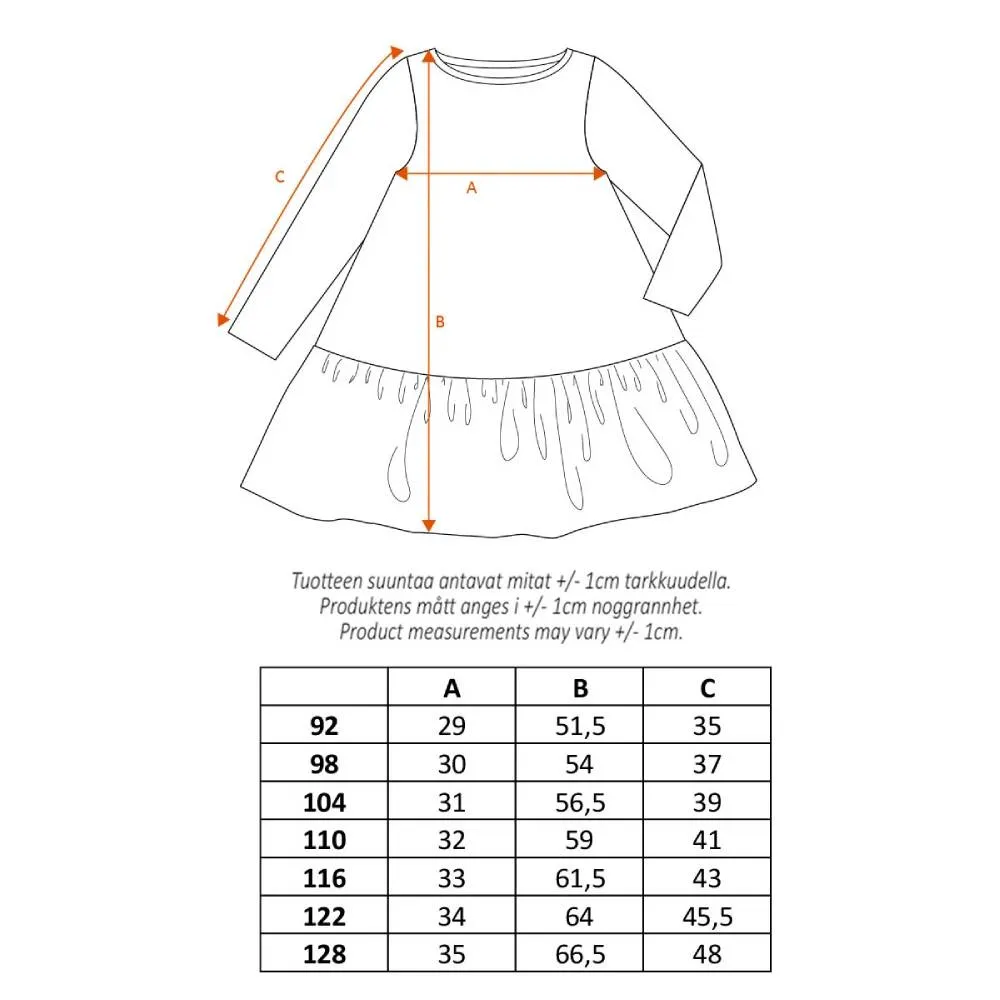 Moomintroll Flooding robe enfant coton