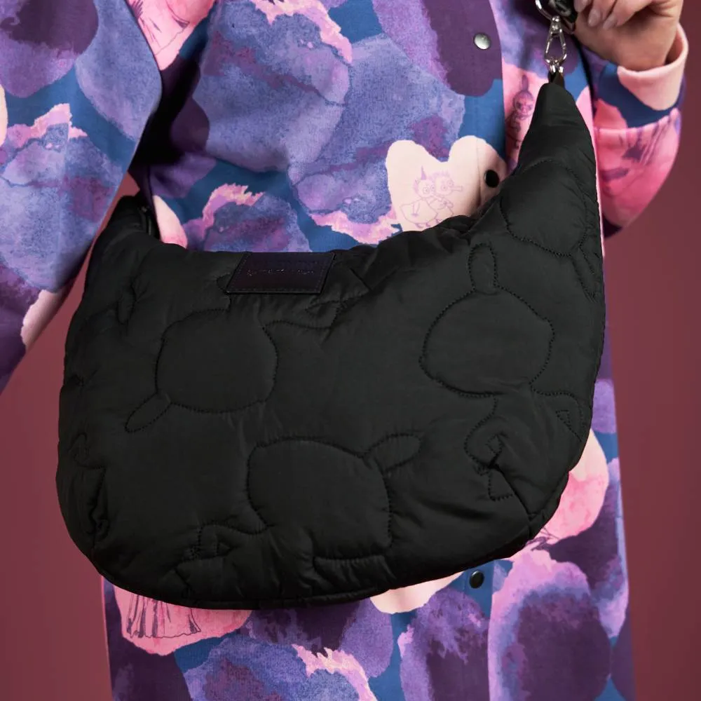 Moomintroll Little My sac bandoulière matelassé noir