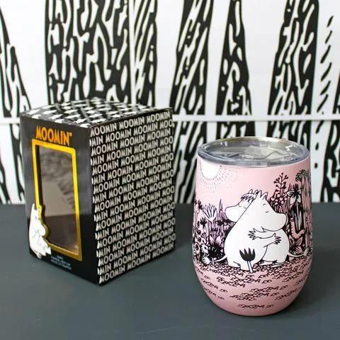 Moomintroll Love keep cup rose 350 ml inox