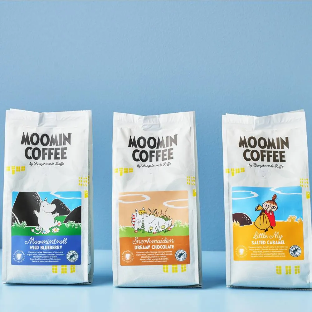 Moomintroll Little My café en grains caramel salé 250 g