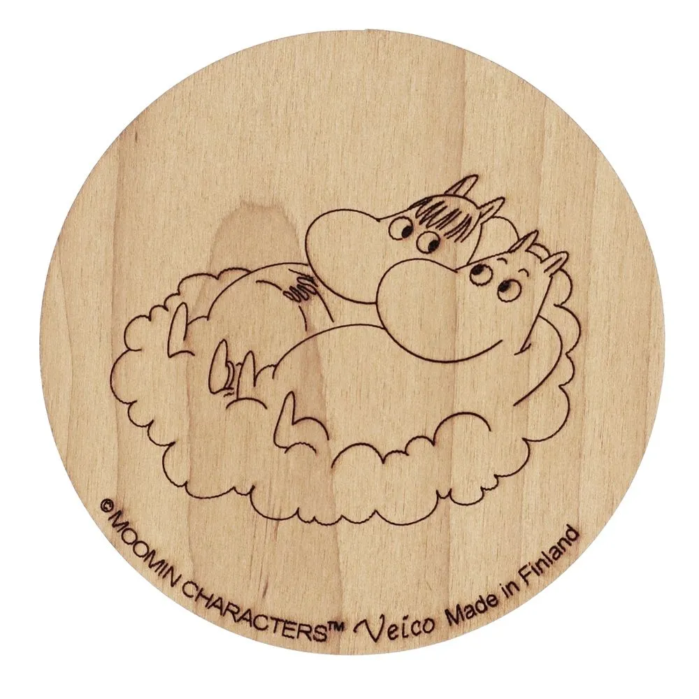 Moomintroll Dessous de Verre Bouleau 9,5 cm