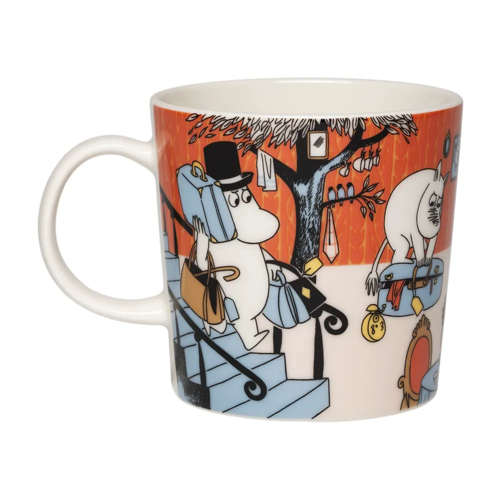Moomintroll Holiday Rush mug 0,3 L vitroporcelaine