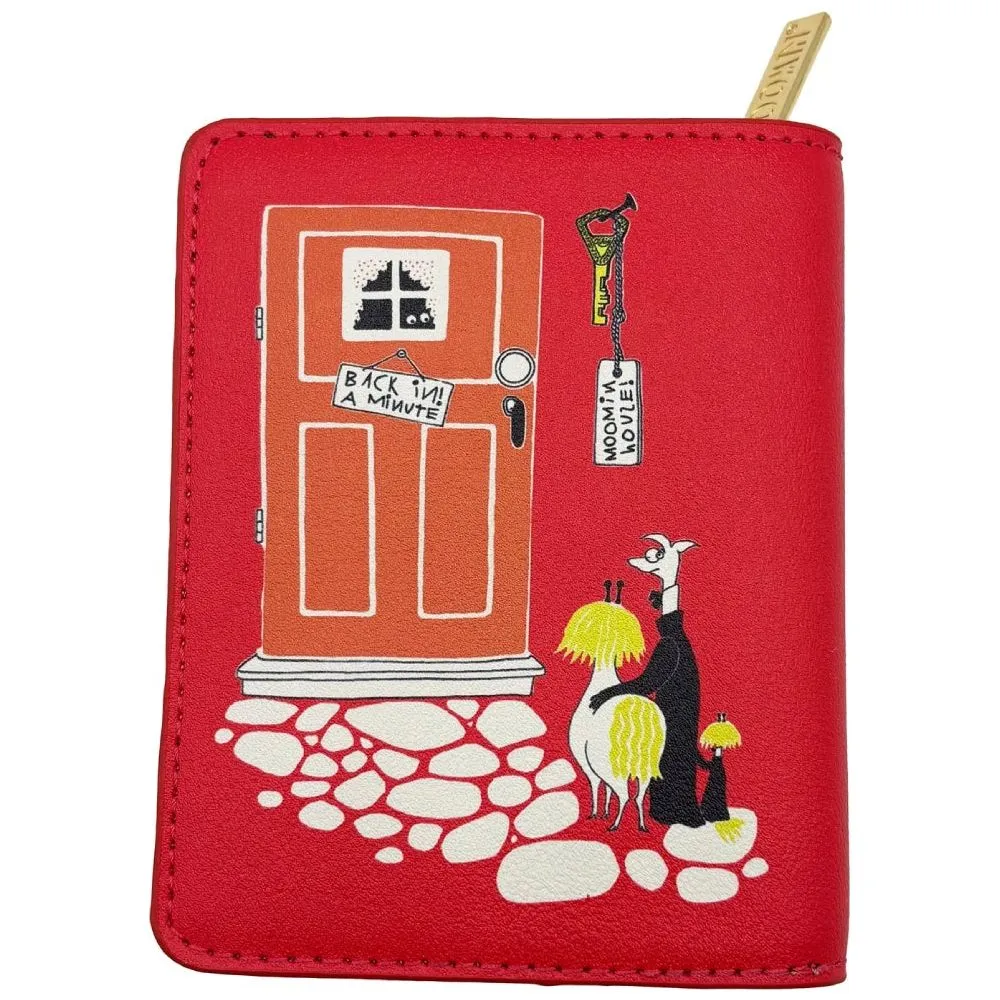 Moomintroll The Book About Moomin Mymble portefeuille rouge