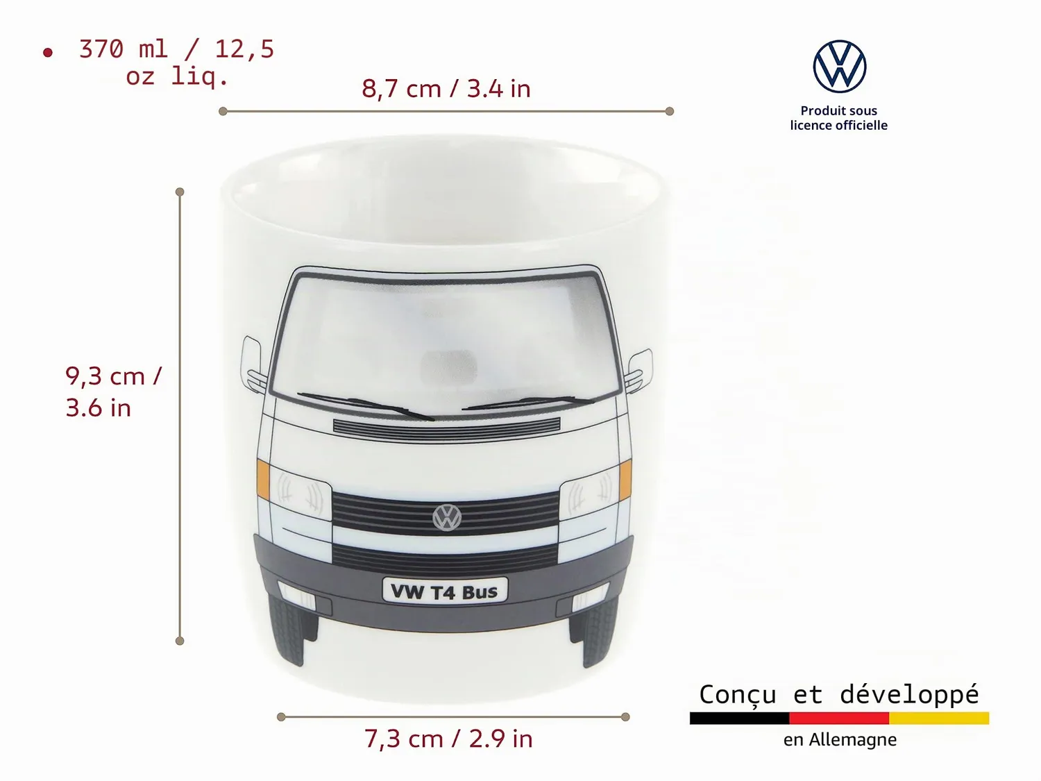 Brisa VW Collection T4 Combi mug porcelaine 370 ml
