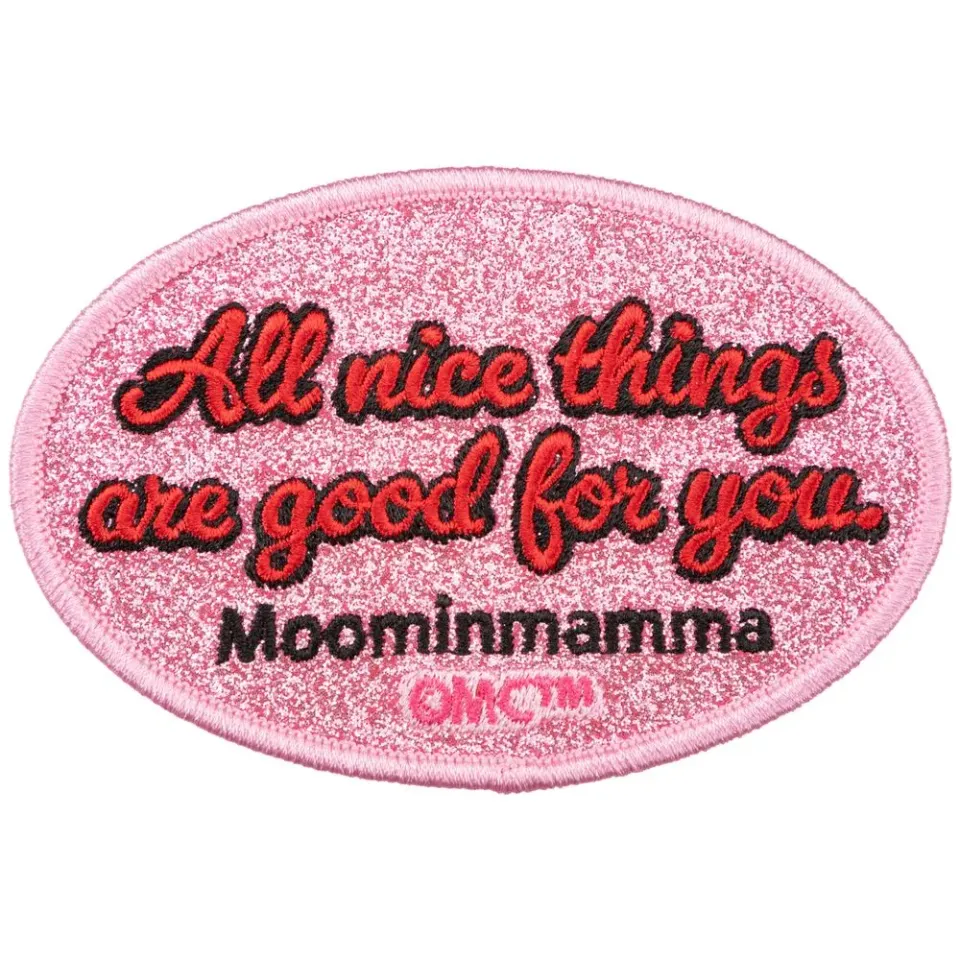 Moomintroll Moominmamma Nice Things écusson thermocollant rose