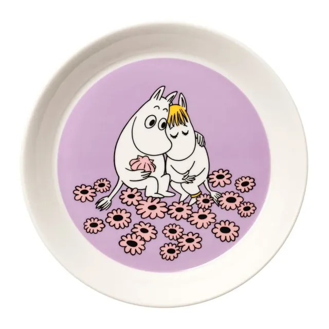 Moomintroll Sweethearts assiette 19 cm vitroporcelaine