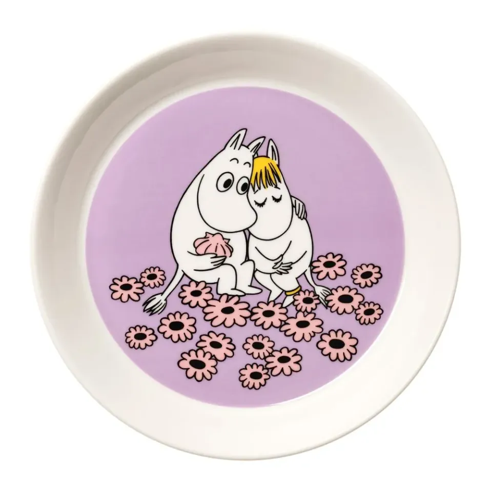 Moomintroll Sweethearts assiette 19 cm vitroporcelaine