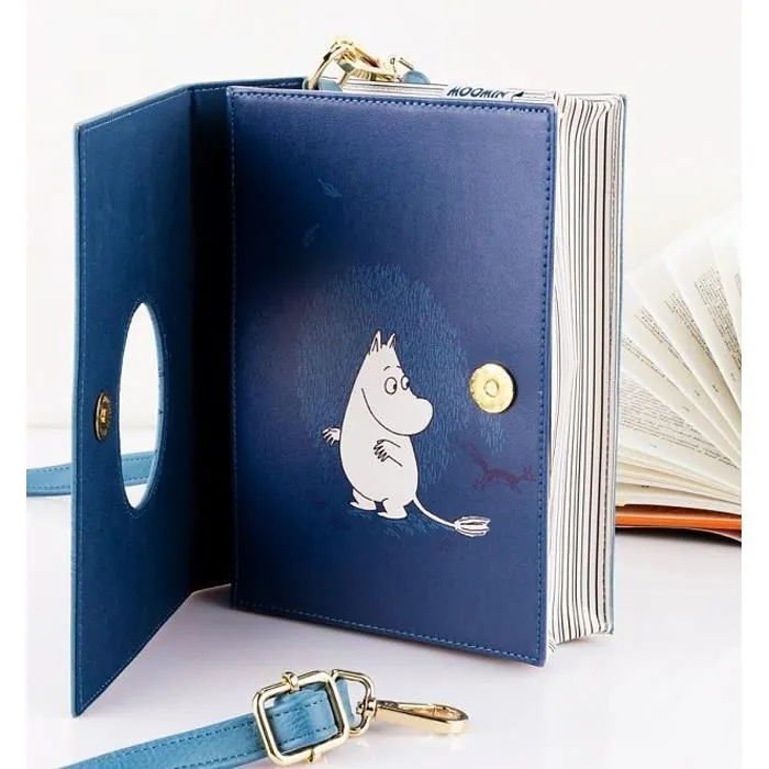 Moomintroll The World of Moominvalley sac livre bleu 21 cm