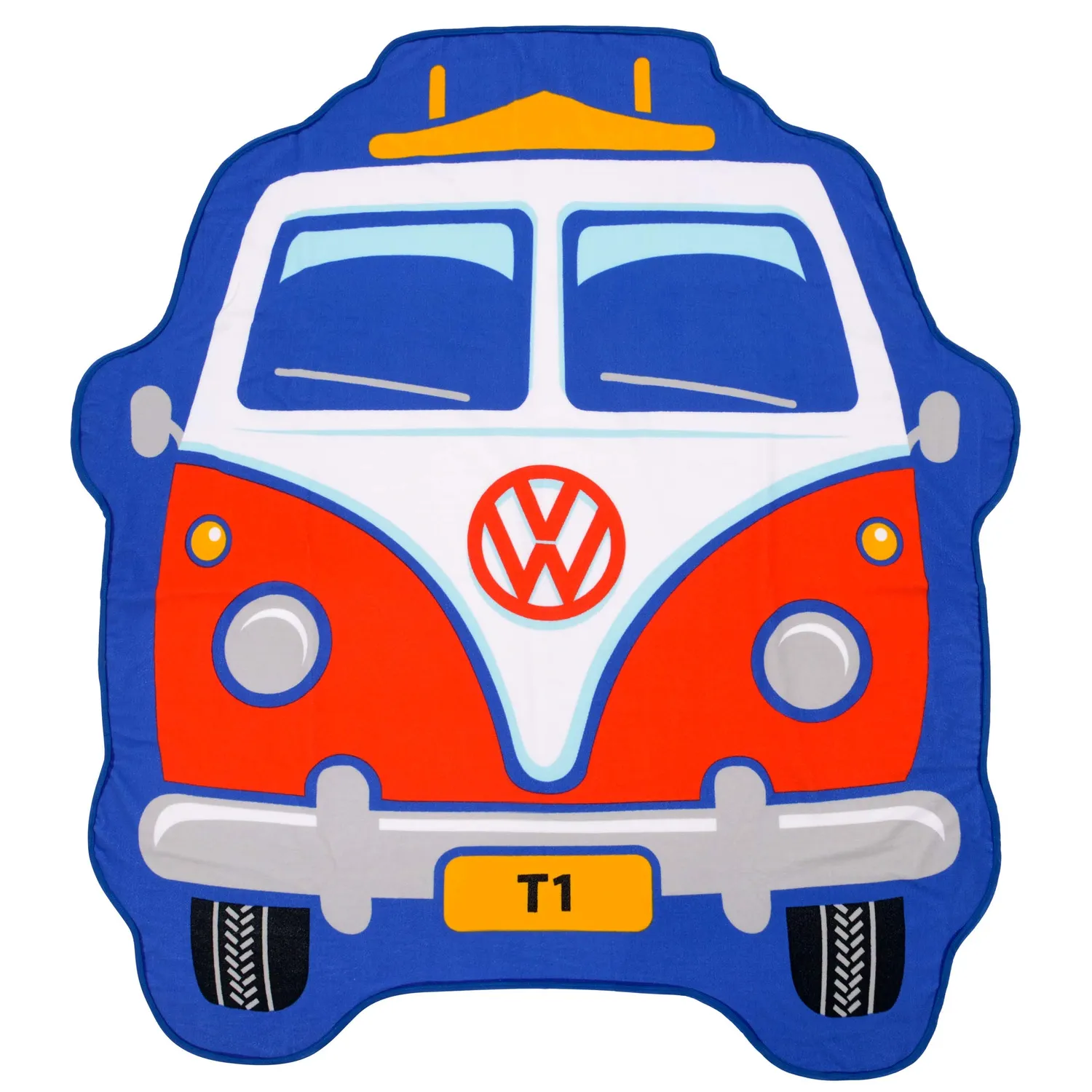 Brisa VW Collection T1 Bus serviette plage enfant rouge 150 cm