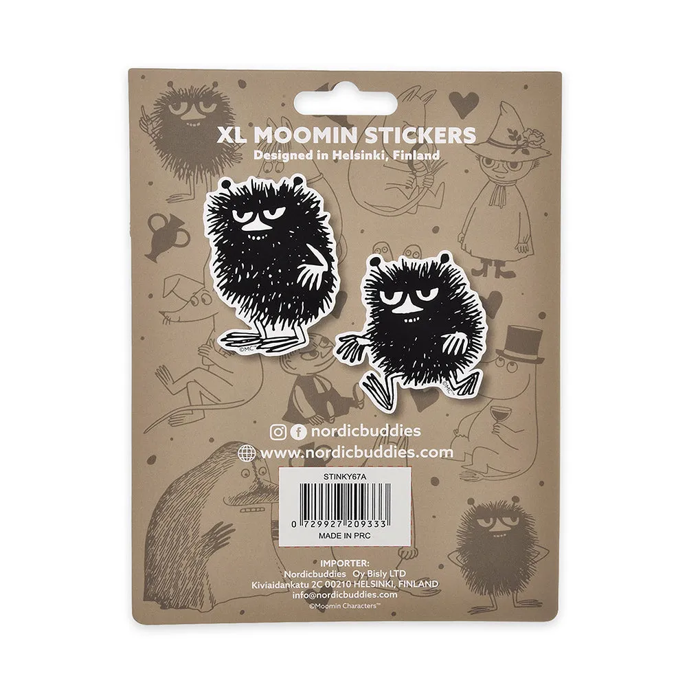 Moomintroll Stinky XL stickers papier lot de 2