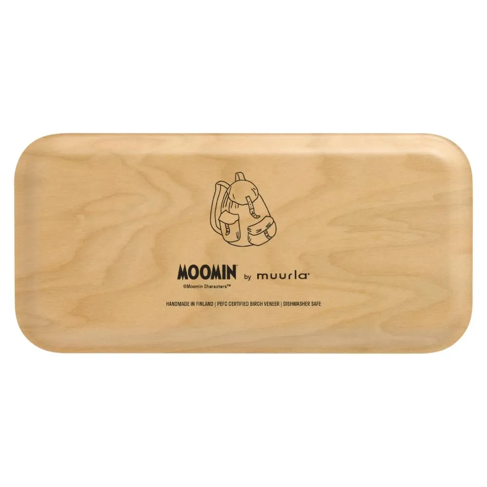 Moomintroll Retro plateau Snufkin vert 27 x 13 cm
