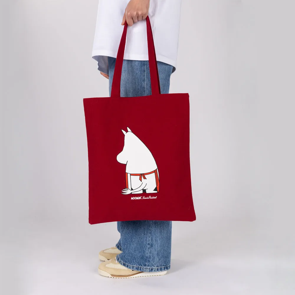 Moomintroll Moominmamma tote bag rouge 38x42 cm coton