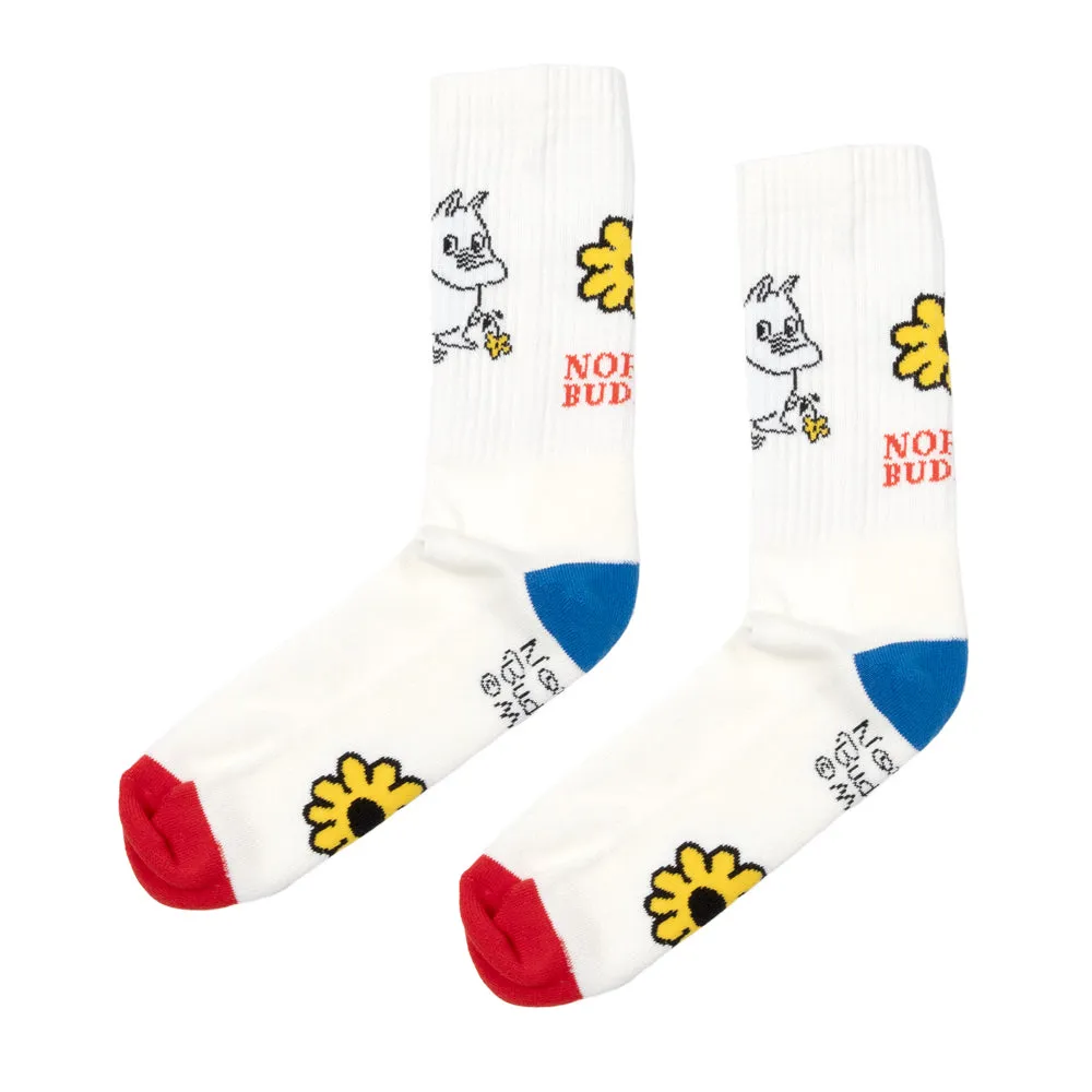 Moomintroll Retro Flower Chaussettes 40-45 coton