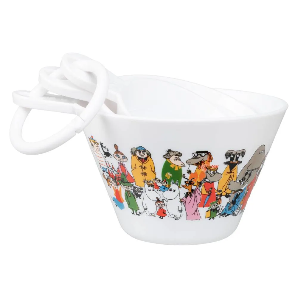 Moomintroll Class Reunion tasses doseuses lot de 3 plastique