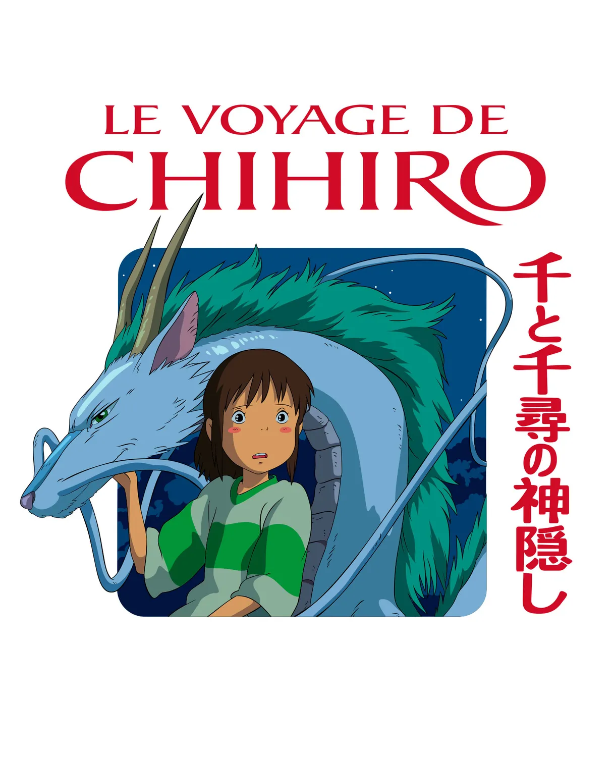 Le Voyage de Chihiro t-shirt coton Ghibli
