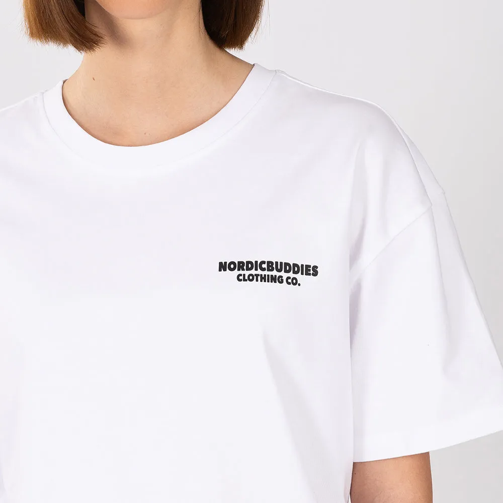 Moomintroll Angry Moomintroll t-shirt blanc coton
