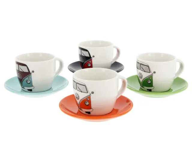 Brisa VW Collection tasse espresso bus avant 100 ml lot de 4