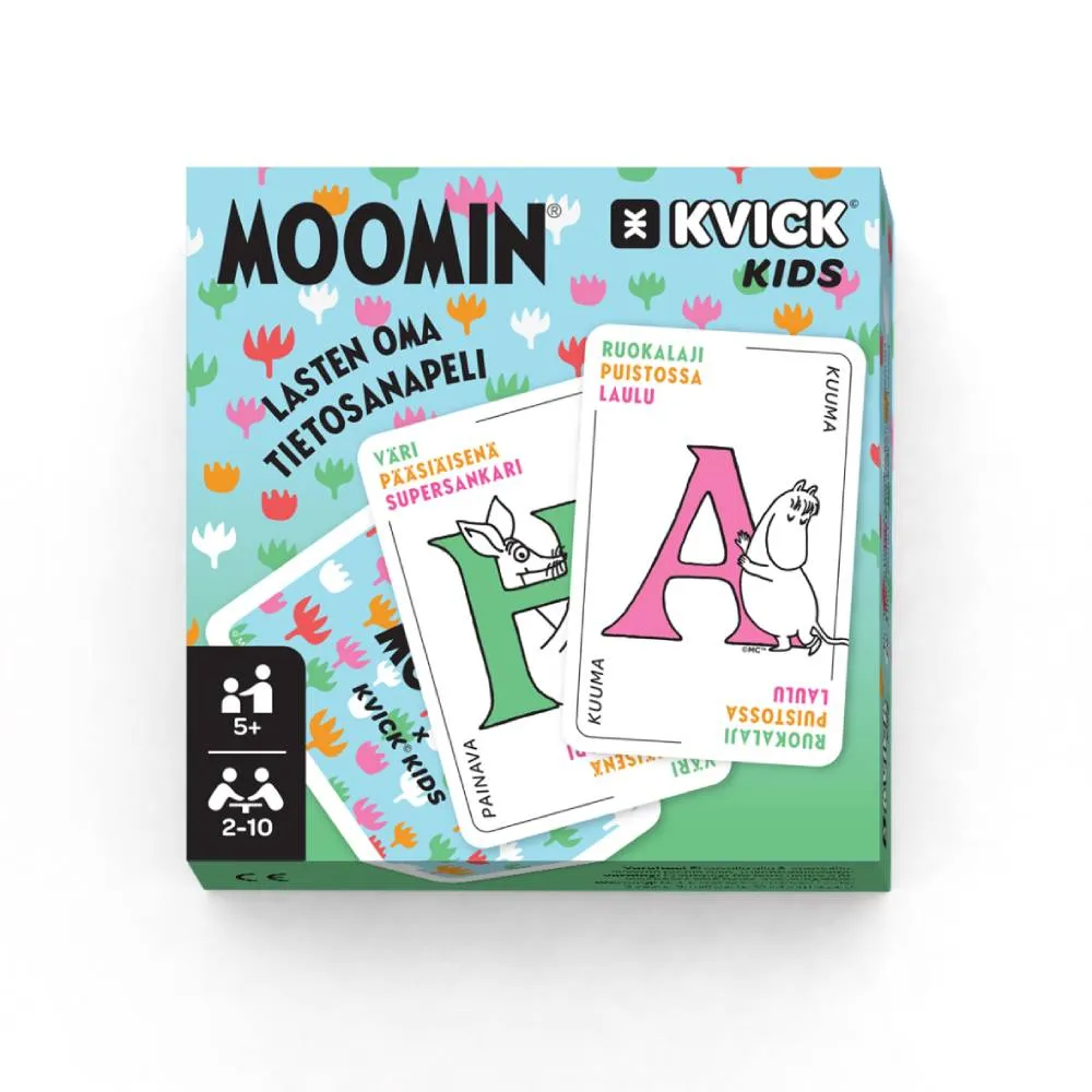 Moomintroll Kvick jeu de cartes enfant 55 cartes