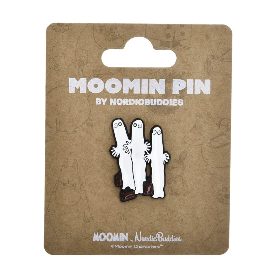Moomintroll Hattifatteners pin's blanc métal 4x3 cm