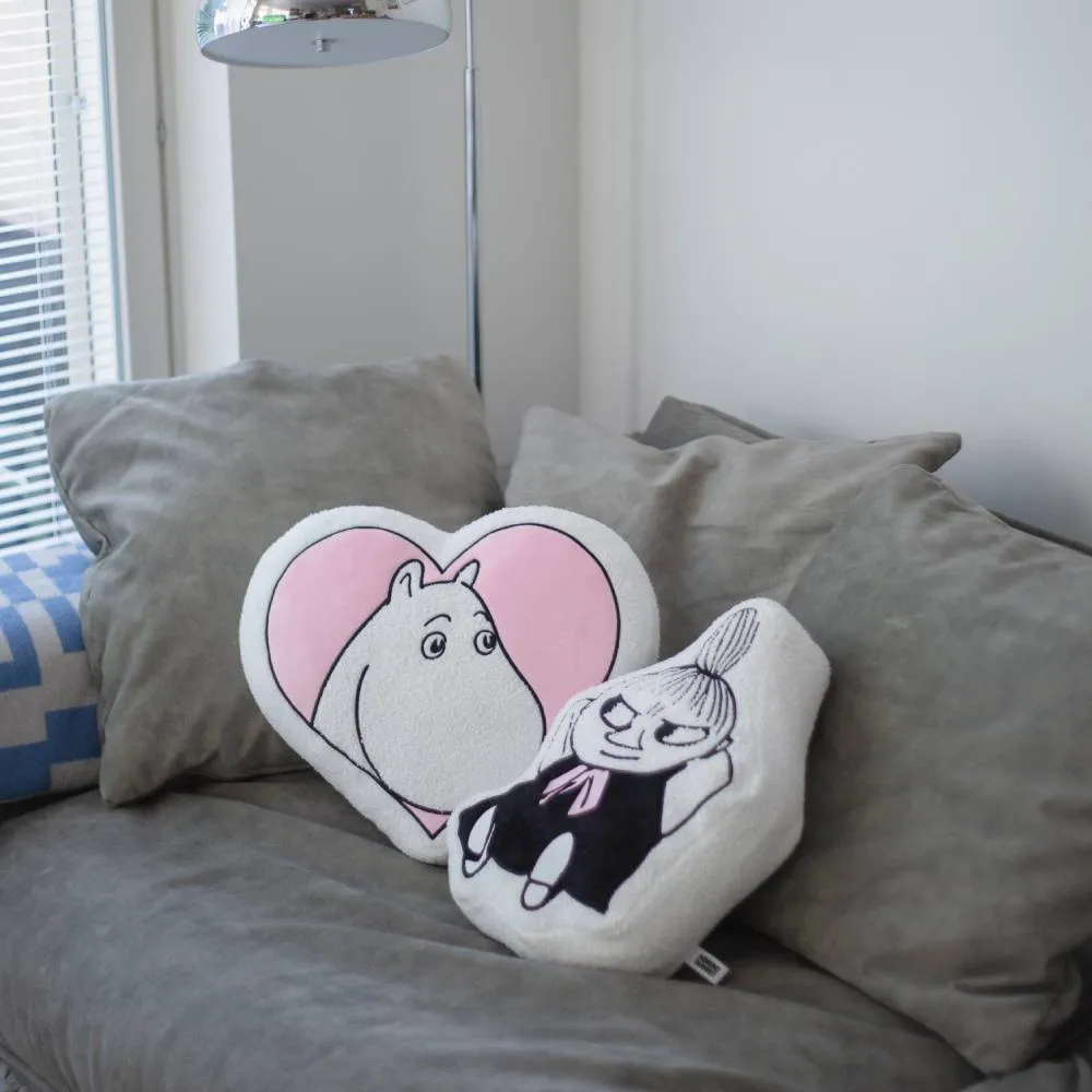 Moomintroll Little My Coussin déco 31x43 cm blanc