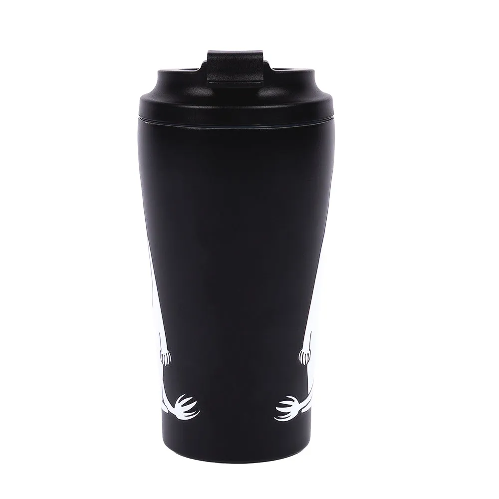 Moomintroll Angry mug isotherme noir 550 ml inox