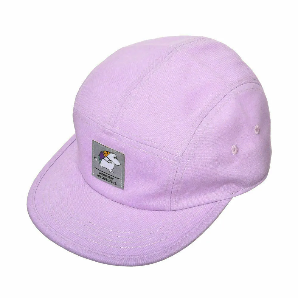 Moomintroll Adventuring Panel Cap casquette lilas coton adulte