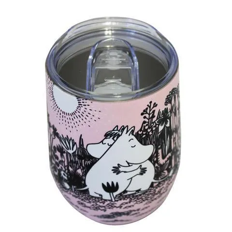 Moomintroll Love keep cup rose 350 ml inox